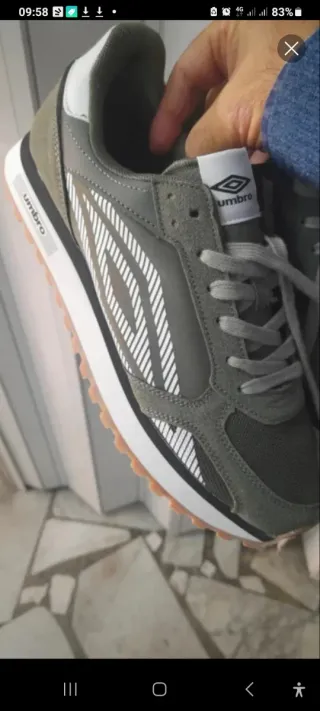 Scarpe Umbro N41 Grigio/Verde