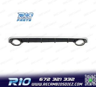 DIFUSOR AUDI A6 4G 11-14 LOOK RS + COLAS DE ESCAPE