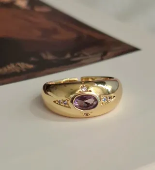 Anillo Plata Ley Ajustable.