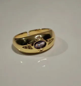 Anillo Plata Ley Ajustable.