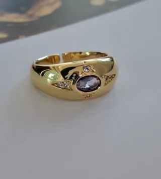 Anillo Plata Ley Ajustable.