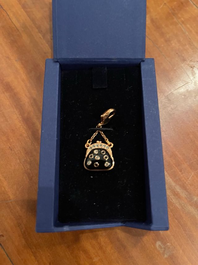 Ciondolo Swarovski a forma di borsetta vintage