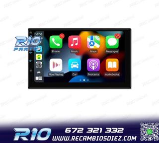 RADIO GPS ANDROID 14 2DIN 7" MULTIMEDIA GPS HD 3 USB SD