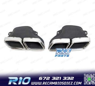 COLAS ESCAPE PARA MERCEDES CLASE GLC X253 CROMO