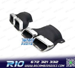 COLAS ESCAPE PARA MERCEDES CLASE GLC X253 CROMO