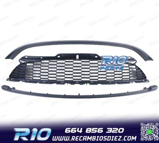 PARRILLAS MINI COOPER R56 R57 06-09 NEGRO MATE