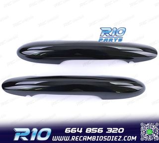 CARCASA TIRADOR PUERTA MINI F55 F56 F57 NEGRO BRILLO