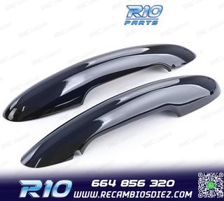 CARCASA TIRADOR PUERTA MINI F55 F56 F57 NEGRO BRILLO