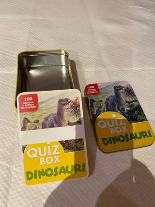 Quiz Box Dinosauri e Dinogame Giunti