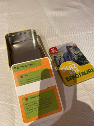 Quiz Box Dinosauri e Dinogame Giunti