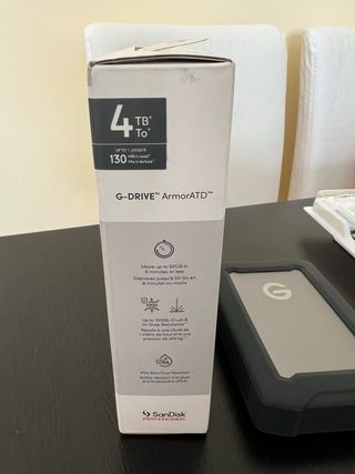 Disco Duro SanDisk 4TB G-DRIVE ArmorATD