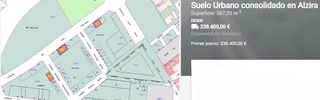 Terreno en venta en Ayuntamiento - Centro en Alzira