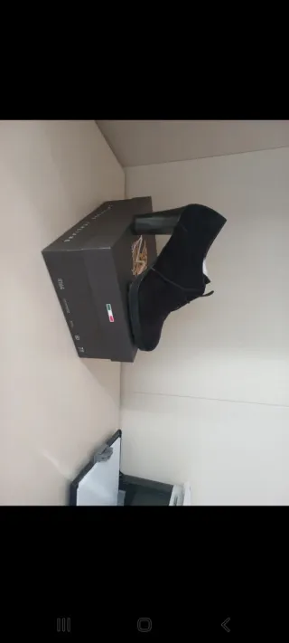 Scarpe con tacco donna nere misura 39 scamosciato