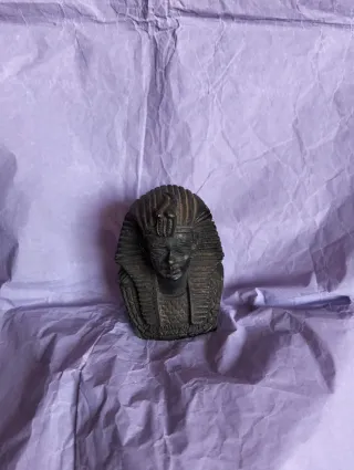 Statuetta testa di faraone egiziano