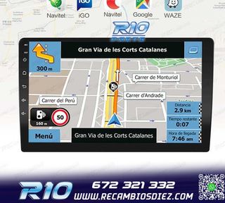 RADIO 9" GPS ANDROID 13 QUAD CORE 64GB ROM