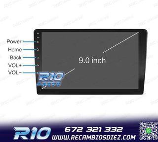 RADIO 9" GPS ANDROID 13 QUAD CORE 64GB ROM