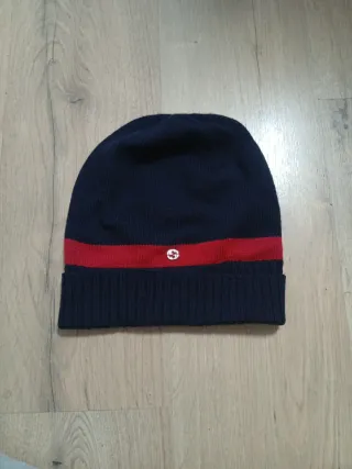 Gorro Gucci azul y rojo