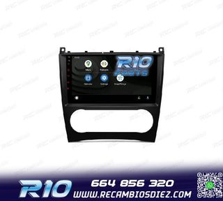 RADIO GPS ANDROID 13 PARA MERCEDES CLASE C W203 CLK W209 G W
