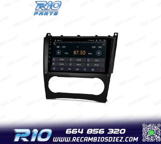 RADIO GPS ANDROID 13 PARA MERCEDES CLASE C W203 CLK W209 G W