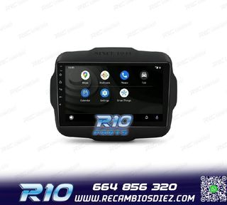 RADIO GPS ANDROID 14 PARA JEEP RENEGADE 15-20