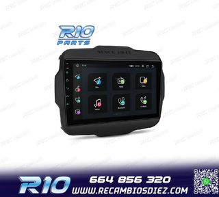 RADIO GPS ANDROID 14 PARA JEEP RENEGADE 15-20