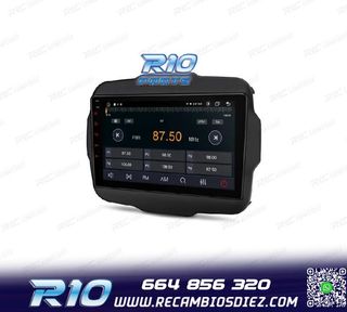 RADIO GPS ANDROID 14 PARA JEEP RENEGADE 15-20