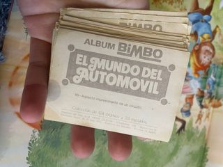 Cromos Bimbo Automóviles