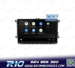 RADIO GPS ANDROID 12 PARA VW SEAT SKODA