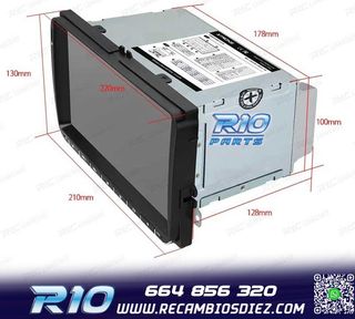 RADIO GPS ANDROID 12 PARA VW SEAT SKODA