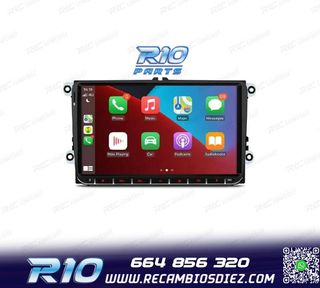 RADIO GPS ANDROID 12 PARA VW SEAT SKODA