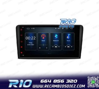 RADIO GPS ANDROID 12 AUDI A3 S3 RS3 03-12
