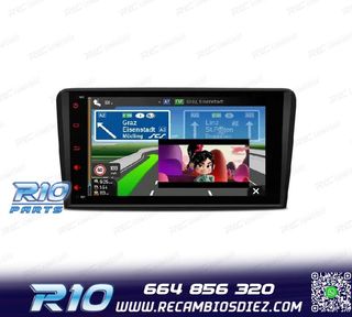 RADIO GPS ANDROID 12 AUDI A3 S3 RS3 03-12