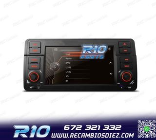 RADIO NAVEGADOR 7" PARA BMW SERIE 3 E46 98-06 USB GPS TACTIL