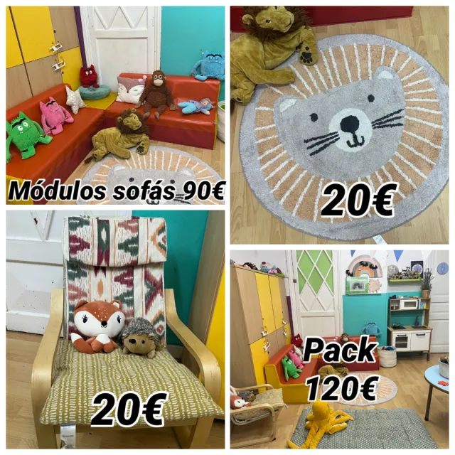 JUGUETES PACK Pack Gimnasio y Alfombra Bebé