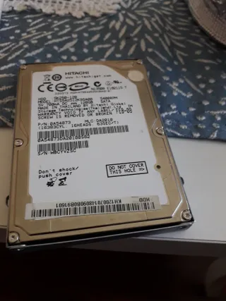 Disco Duro Hitachi 120GB SATA Portátil