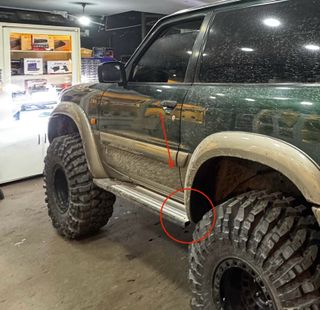 Tapa estriberas Nissan Patrol