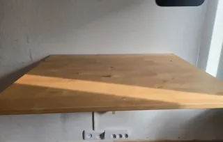 Mesa plegable de madera