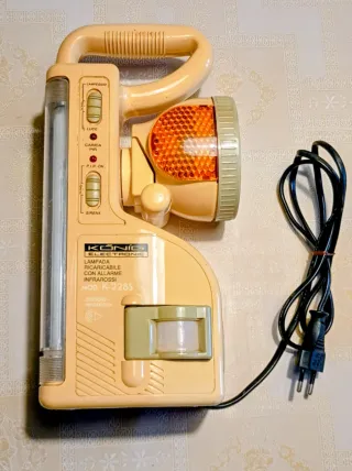 Lampada ricaricabile König Electronic con allarme