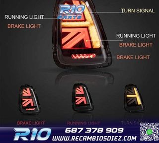 PILOTOS LED MINI COOPER R56 R57 07-14 ROJO