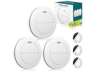 Tres detectores de humo