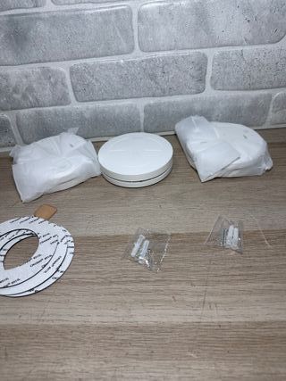 Tres detectores de humo