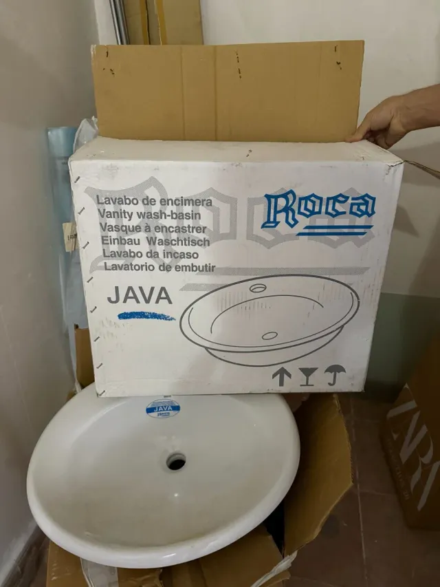 Lavabo Roca Java de encastrar