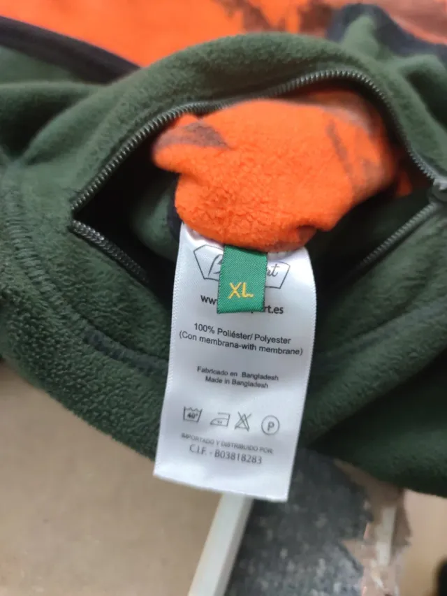 Chaqueta Polar Reversible Caza Hombre