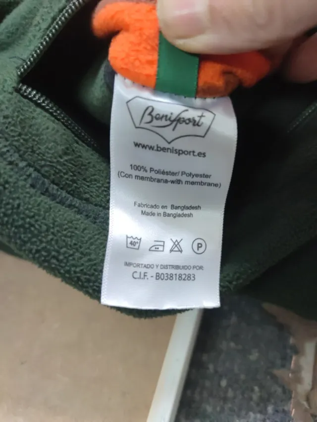 Chaqueta Polar Reversible Caza Hombre