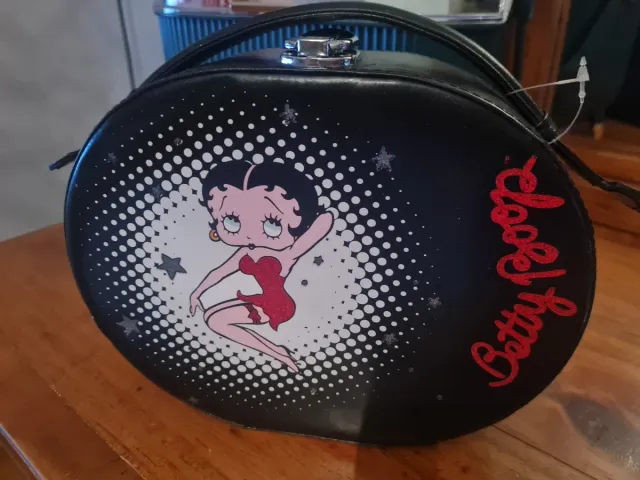 Neceser Betty Boop Negro y Rojo