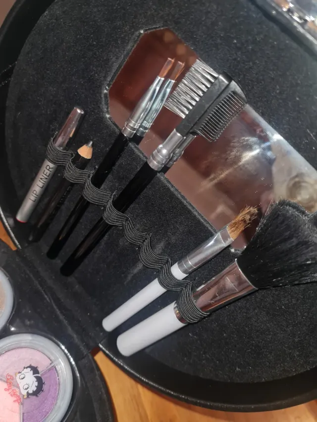 Neceser Betty Boop Negro y Rojo