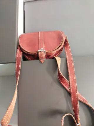 Bolso de cuero marrón/canela sin estrenar