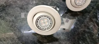 3 Faretti LED da Soffitto Bianchi