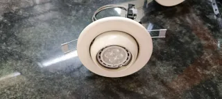 3 Faretti LED da Soffitto Bianchi