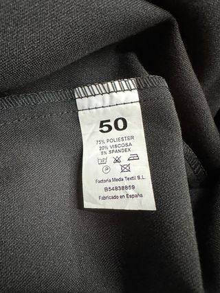 Pantalón señora Marusela Talla 50 Negro